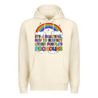 Sandshell it's a beautiful day to respect other people's pro Premium Hoodie - Artiststas