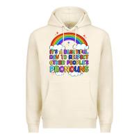 Tofu it's a beautiful day to respect other people's pro Premium Hoodie - Artiststas
