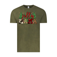 Vintage Olive jolly mama Vintage Tee - FaDigitalArtStudio