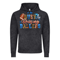 Vintage Black busy raising ballers american football Vintage Hoodie - Zillion Design Studio