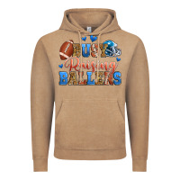 Vintage Coffee busy raising ballers american football Vintage Hoodie - Zillion Design Studio