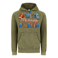Vintage Olive busy raising ballers american football Vintage Hoodie - Zillion Design Studio