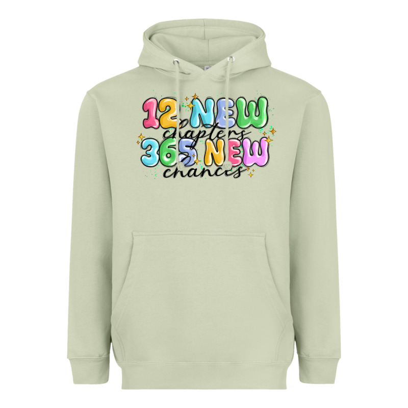 12 New Chapter 365 New Chances Heavyweight Hoodie by MaliasSmallBusiness | Teevron