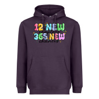 Plum 12 new chapter 365 new chances Heavyweight Hoodie - MaliasSmallBusiness