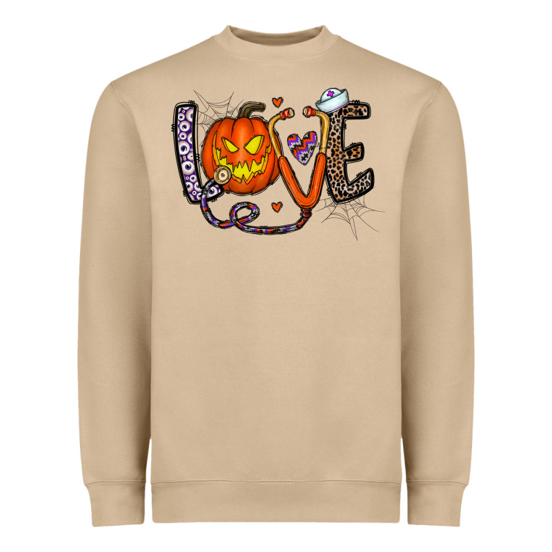 Love Halloween Heavyweight Sweatshirt by CowhideDigitalArt | Teevron