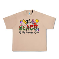 The Beach Is My Happy Place Urban Heavy Tee | Teevron