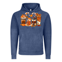 Vintage Denim Fall Coffee Cups Vintage Hoodie - texasbilliewilder