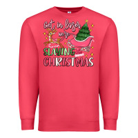 Cardinal get in loser we're slaying christmas Premium Sweatshirt - MaliasSmallBusiness