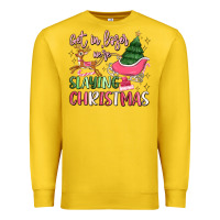 Lemon get in loser we're slaying christmas Premium Sweatshirt - MaliasSmallBusiness