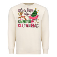 Sandshell get in loser we're slaying christmas Premium Sweatshirt - MaliasSmallBusiness