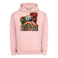 Pigment Salmon Mexican Mom Urban Hoodie - NancyCooperArtShop