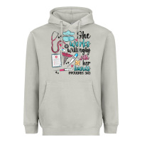 Moon Dust she works willingly with her hands Heavyweight Hoodie - MaliasSmallBusiness