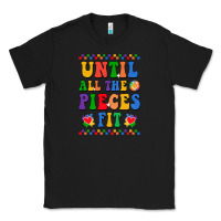 Black Until all the pieces fit Classic Tee - CowhideDigitalArt