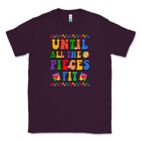 Plum Until all the pieces fit Classic Tee - CowhideDigitalArt