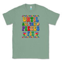 Sage Until all the pieces fit Classic Tee - CowhideDigitalArt