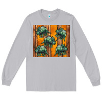 Moon Dust dinosaur triceratops Long Sleeve Tee - Artiststas
