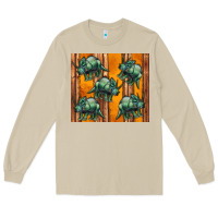 Mushroom dinosaur triceratops Long Sleeve Tee - Artiststas