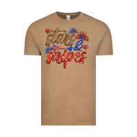 Vintage Coffee stars and stripes Vintage Tee - HRA Design Shop