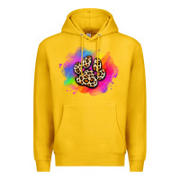 Lemon pride dog paw Premium Hoodie - Artiststas