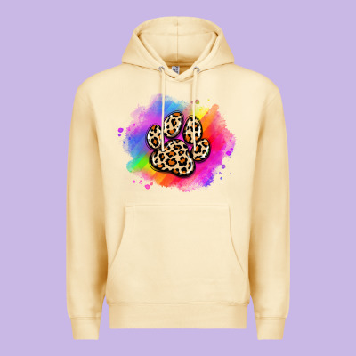 Pride Dog Paw Premium Hoodie Designed By Artiststas