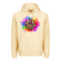 Pina Colada pride dog paw Premium Hoodie - Artiststas