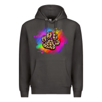 Smoke pride dog paw Premium Hoodie - Artiststas
