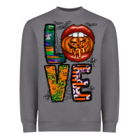 Storm Love Halloween Lips Heavyweight Sweatshirt - CowhideDigitalArt