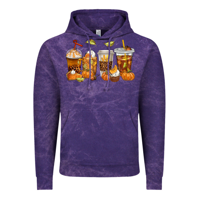 Fall Coffee Cups Vintage Hoodie by texasbilliewilder | Teevron