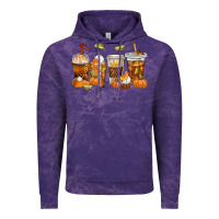 Cloud Purple Fall Coffee Cups Vintage Hoodie - texasbilliewilder