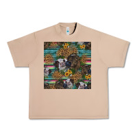 Burro western two cute heifers seamless pattern Urban Heavy Tee - HRA Design Shop