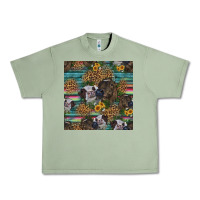 Oil Green western two cute heifers seamless pattern Urban Heavy Tee - HRA Design Shop