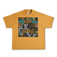 Peanut Butter western two cute heifers seamless pattern Urban Heavy Tee - HRA Design Shop