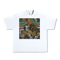 White western two cute heifers seamless pattern Urban Heavy Tee - HRA Design Shop