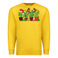 Lemon christmas cactus Premium Sweatshirt - MaliasSmallBusiness