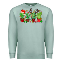 Seafoam christmas cactus Premium Sweatshirt - MaliasSmallBusiness
