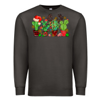 Smoke christmas cactus Premium Sweatshirt - MaliasSmallBusiness
