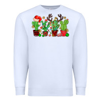 White christmas cactus Premium Sweatshirt - MaliasSmallBusiness