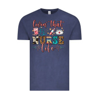 Vintage Denim livin' that nurse life Vintage Tee - FaDigitalArtStudio
