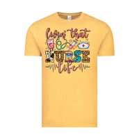 Vintage Mustard livin' that nurse life Vintage Tee - FaDigitalArtStudio