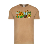 Vintage Camel sunflowers coffee cups Vintage Tee - AdoDesignShop