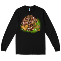 Black american football helmet Long Sleeve Tee - JahusDesignShop