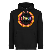 Black kinder crew Heavyweight Hoodie - MaliasSmallBusiness