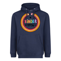 Navy kinder crew Heavyweight Hoodie - MaliasSmallBusiness