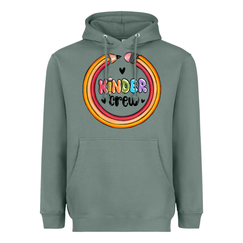 Kinder Crew Heavyweight Hoodie by MaliasSmallBusiness | Teevron