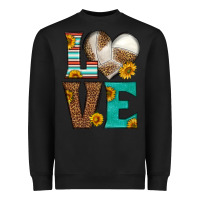 Black western volleyball love Heavyweight Sweatshirt - HRA Design Shop
