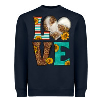 Navy western volleyball love Heavyweight Sweatshirt - HRA Design Shop