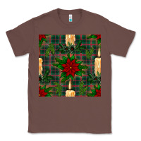 Chestnut christmas candle and ornaments seamless pattern Classic Tee - BundleAndBundleShop