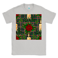 Moon Dust christmas candle and ornaments seamless pattern Classic Tee - BundleAndBundleShop