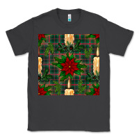Smoke christmas candle and ornaments seamless pattern Classic Tee - BundleAndBundleShop