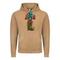 Vintage Camel cross gemstone cactus roses cowboy hat Vintage Hoodie - RanaPortraitStore